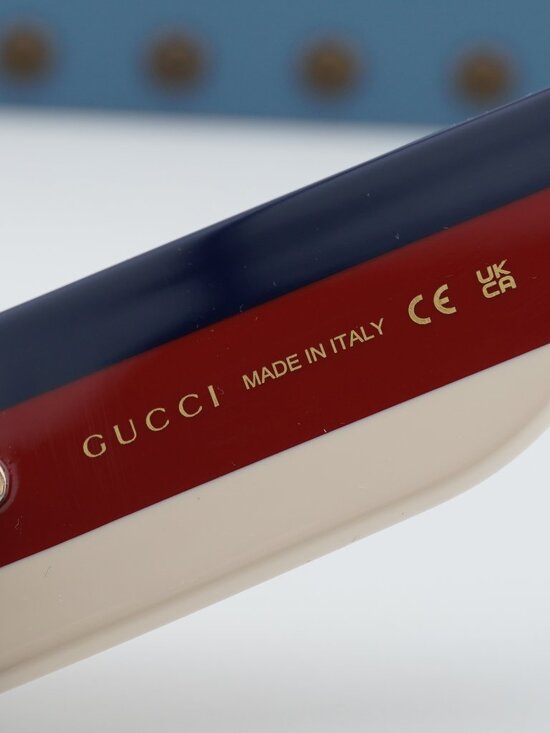 Gucci GG0275S 001 Women Cat Eye Sunglasses - Black / Multicolor / Grey